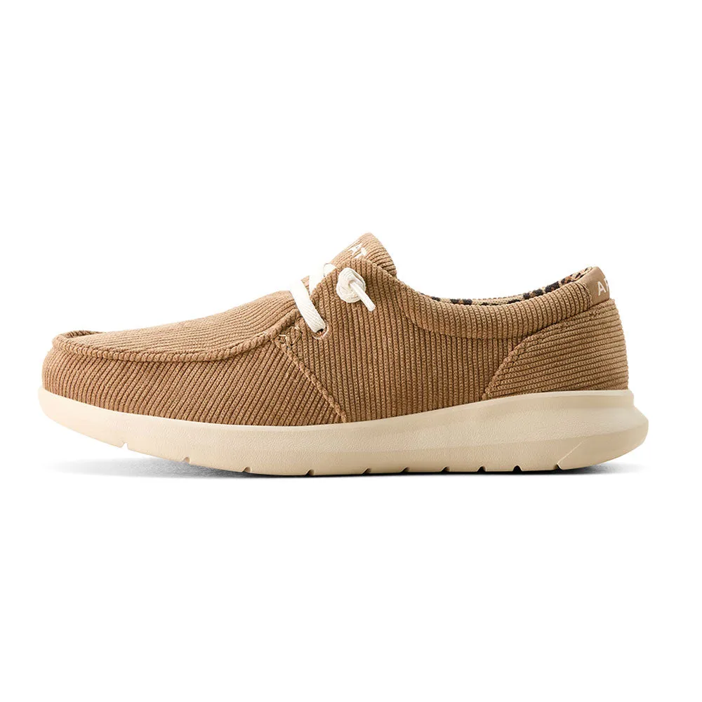 10053703 Ariat Women's Hilo Shoe - Tan Corduroy