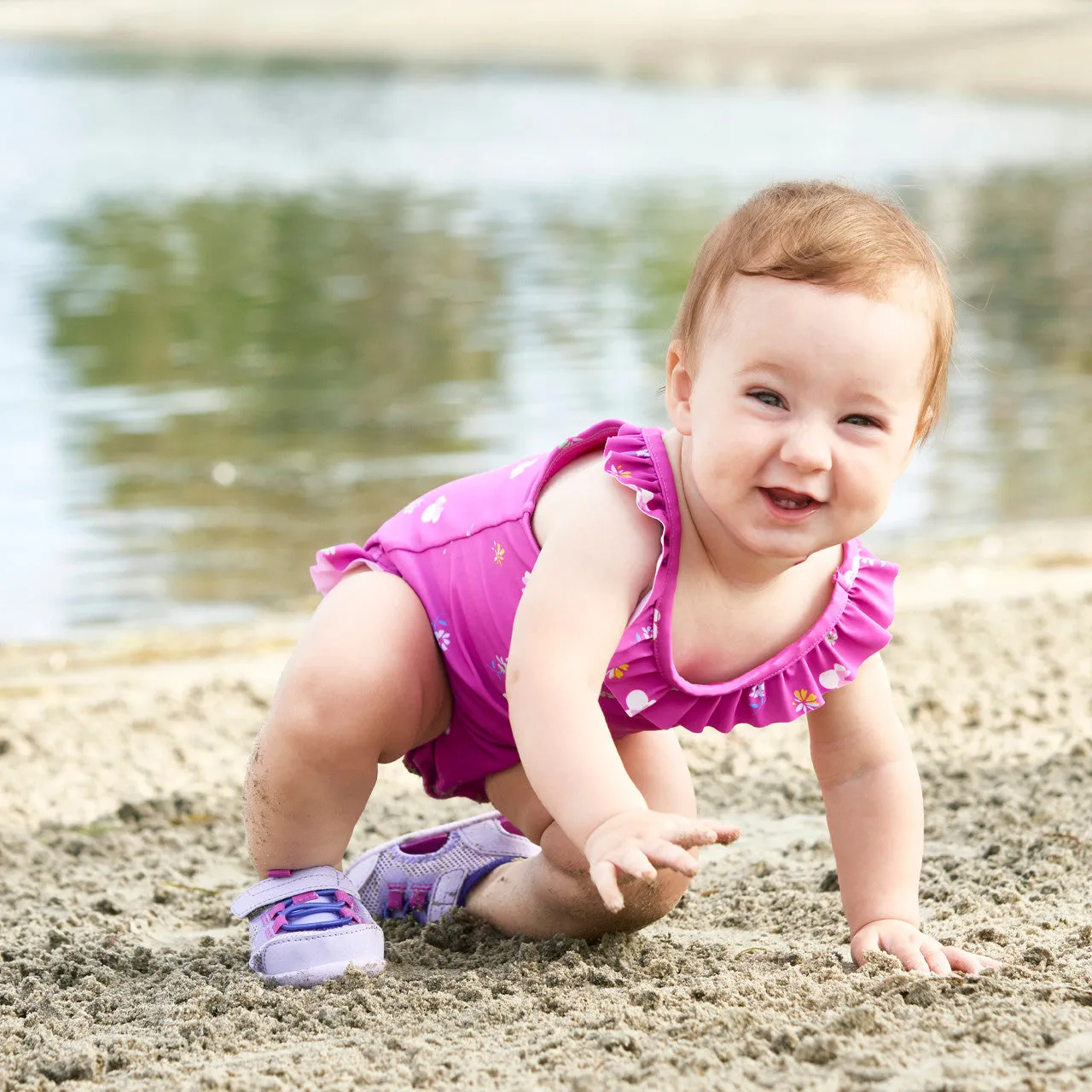 Aven First Walker Shoe - Lavender by See Kai Run