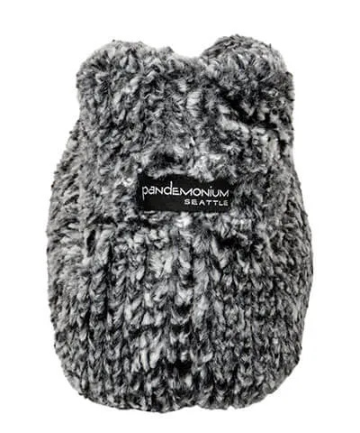 Bootie Slipper - Cozy Cable in Ash Faux Fur (One Small Left!)