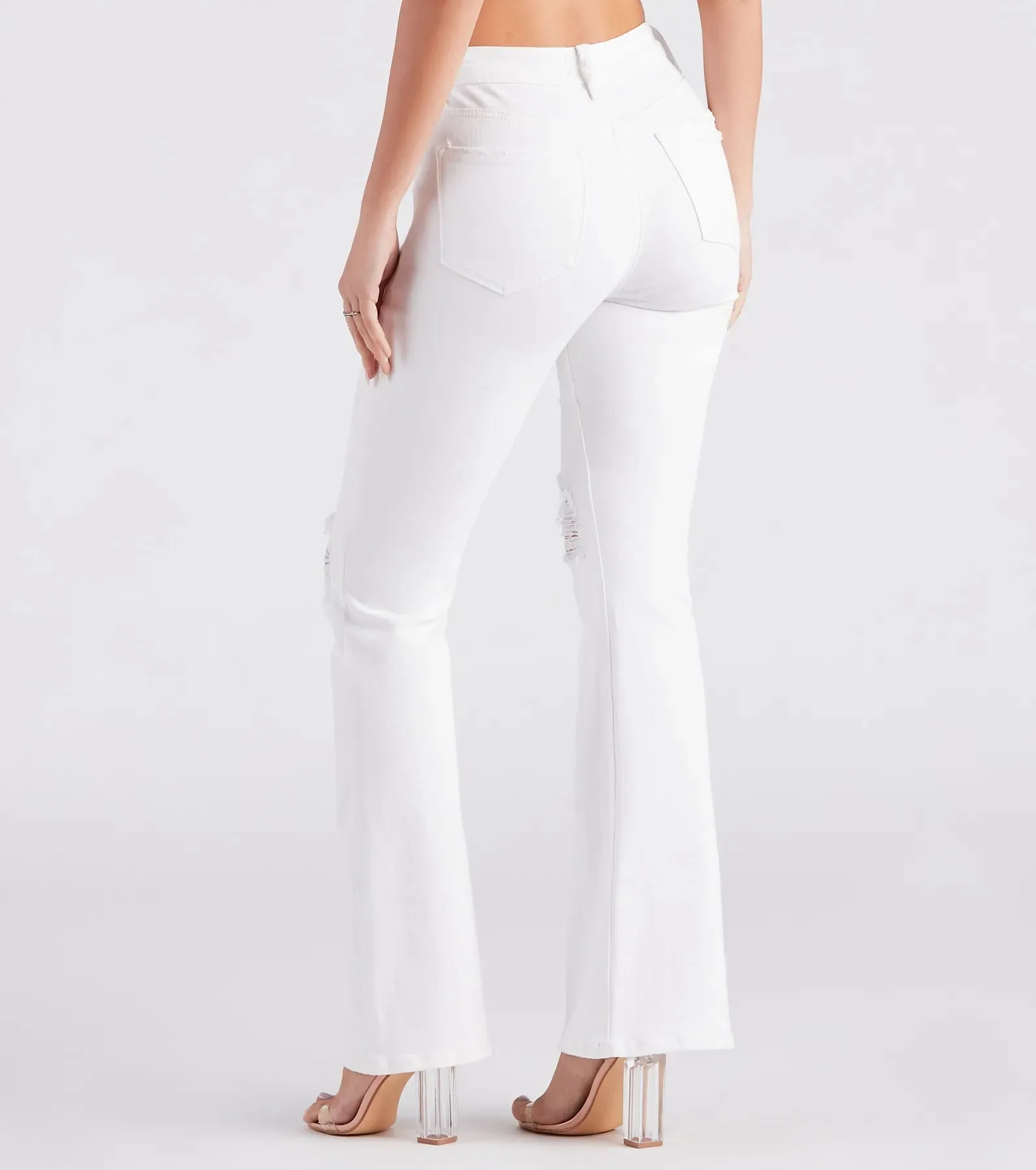 Bri High-Rise Flare Jeans by Windsor Denim