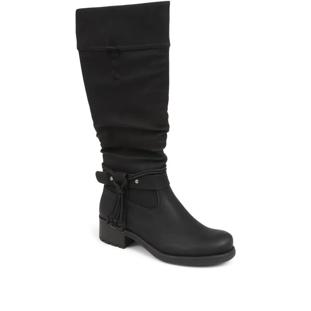 Casual Knee-High Boots - SIN38001 / 324 179