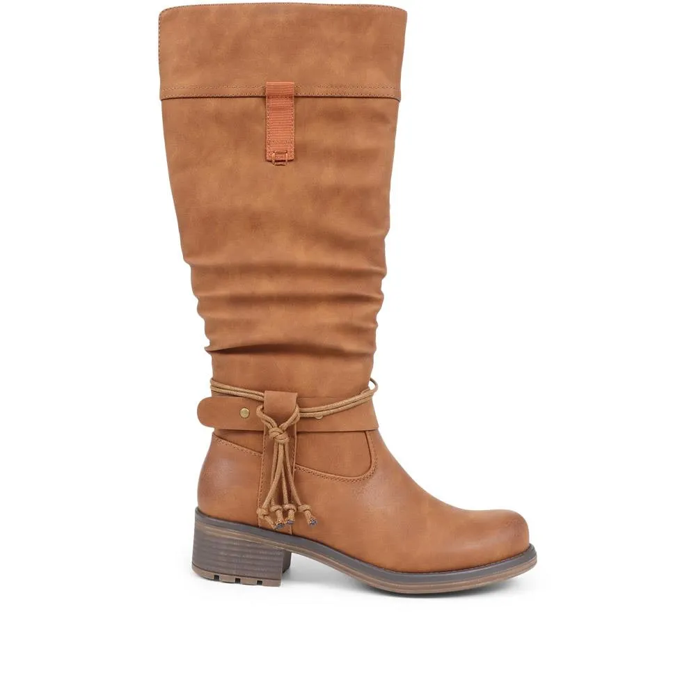 Casual Knee-High Boots - SIN38001 / 324 179