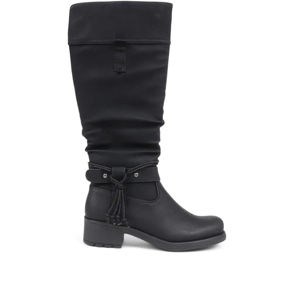 Casual Knee-High Boots - SIN38001 / 324 179
