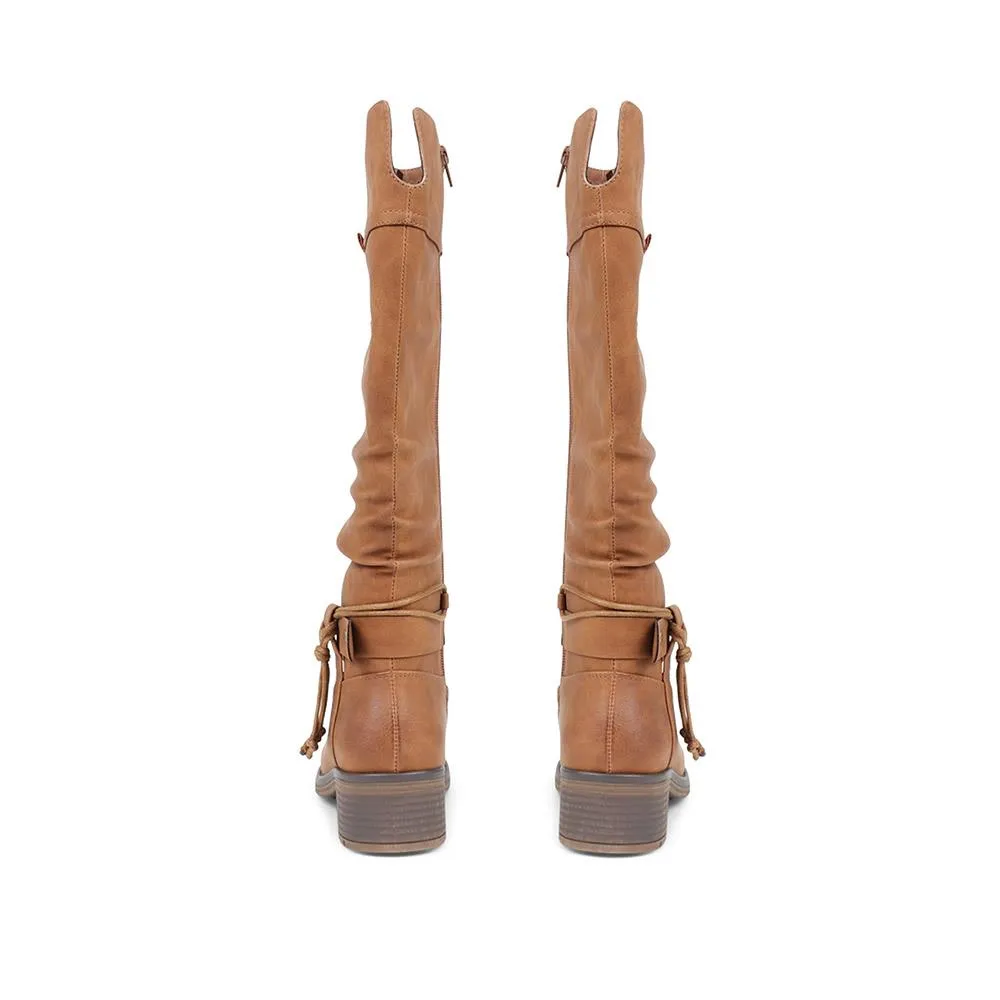 Casual Knee-High Boots - SIN38001 / 324 179