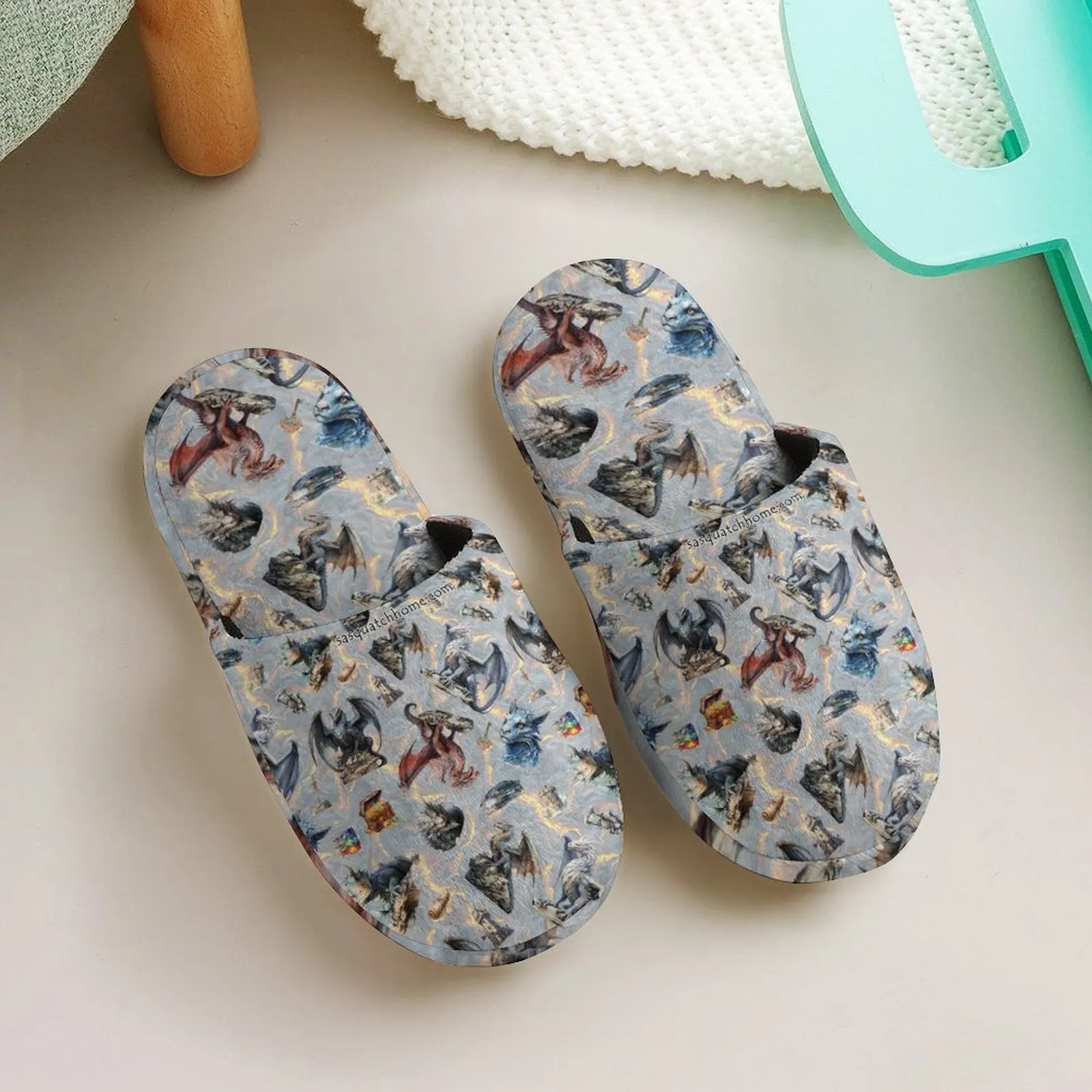 Children's Cotton Flannel Slippers, Misc Designs (20)