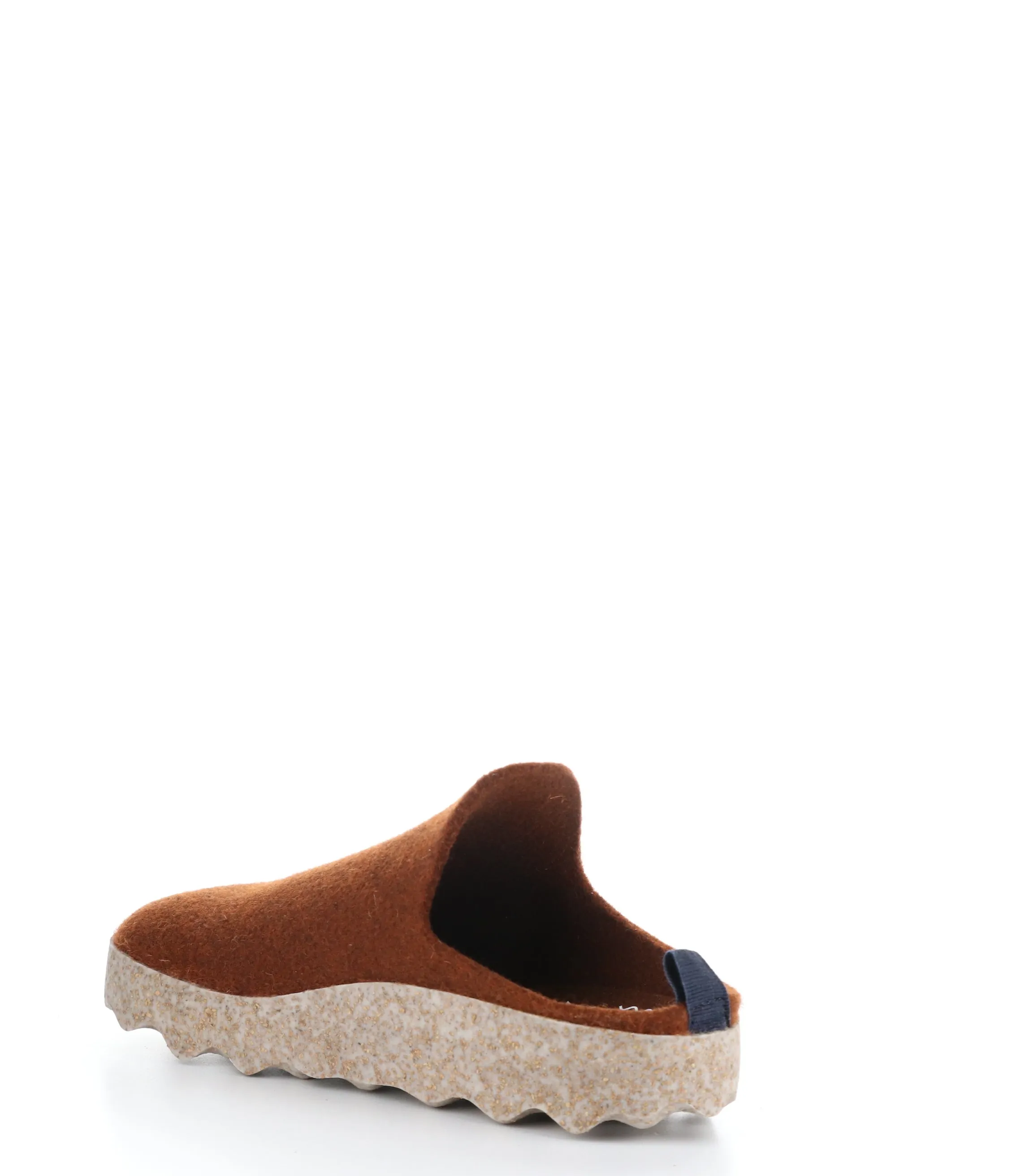 COME023ASP BROWN Round Toe Shoes