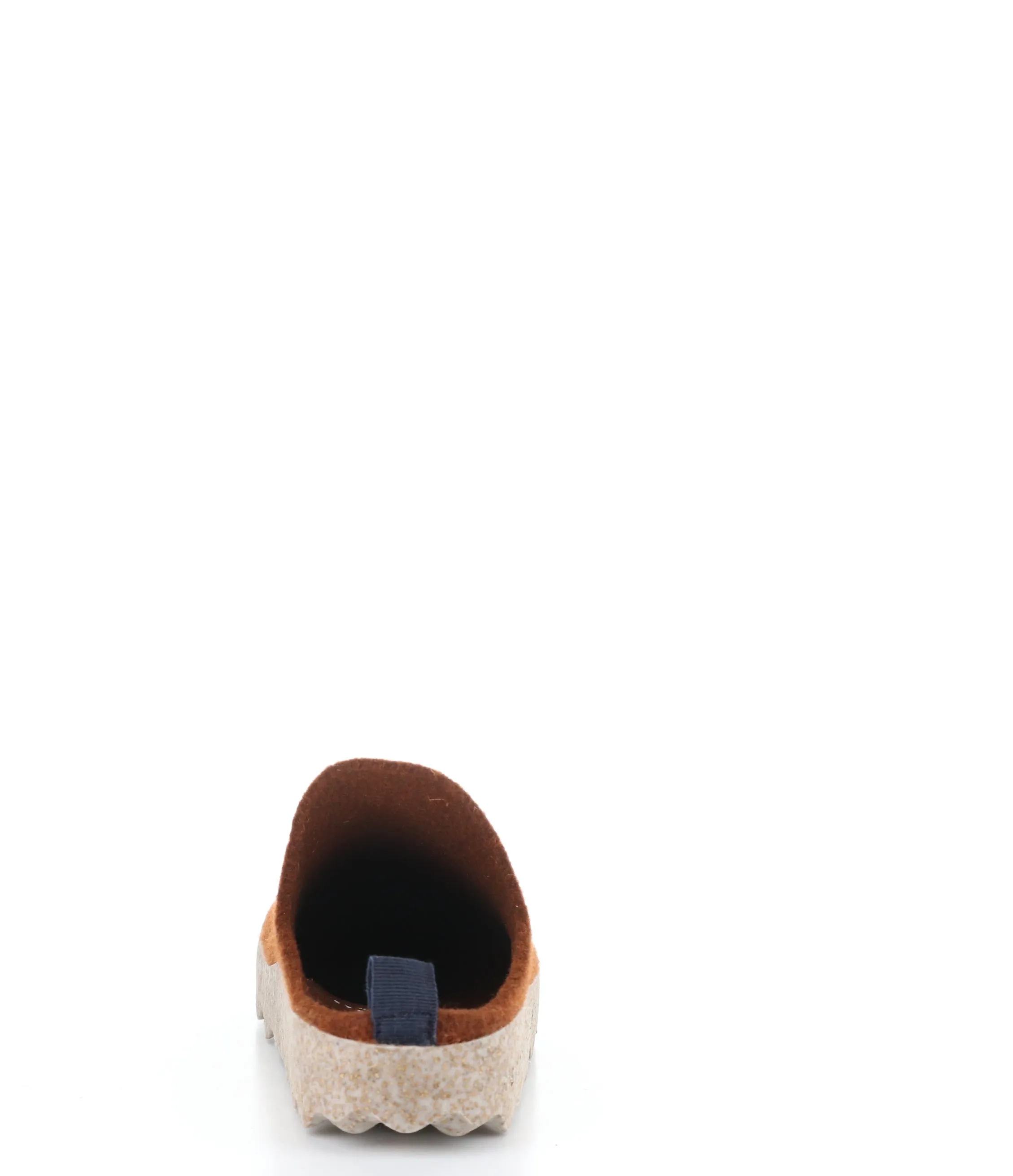 COME023ASP BROWN Round Toe Shoes