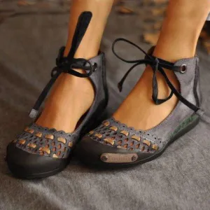 Comfort and Stylish Flat Casual Hole Large Size Women's Shoes
