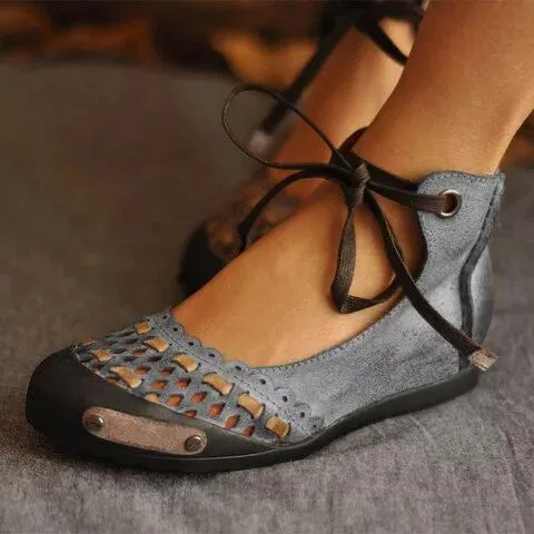 Comfort and Stylish Flat Casual Hole Large Size Women's Shoes