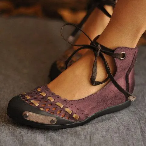 Comfort and Stylish Flat Casual Hole Large Size Women's Shoes