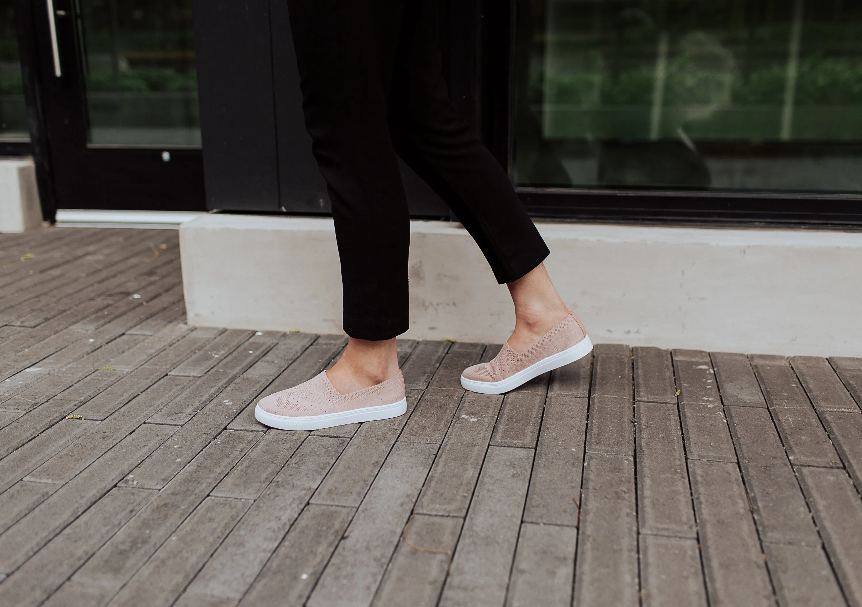 Earl Grey Slip on Sneaker in Navy