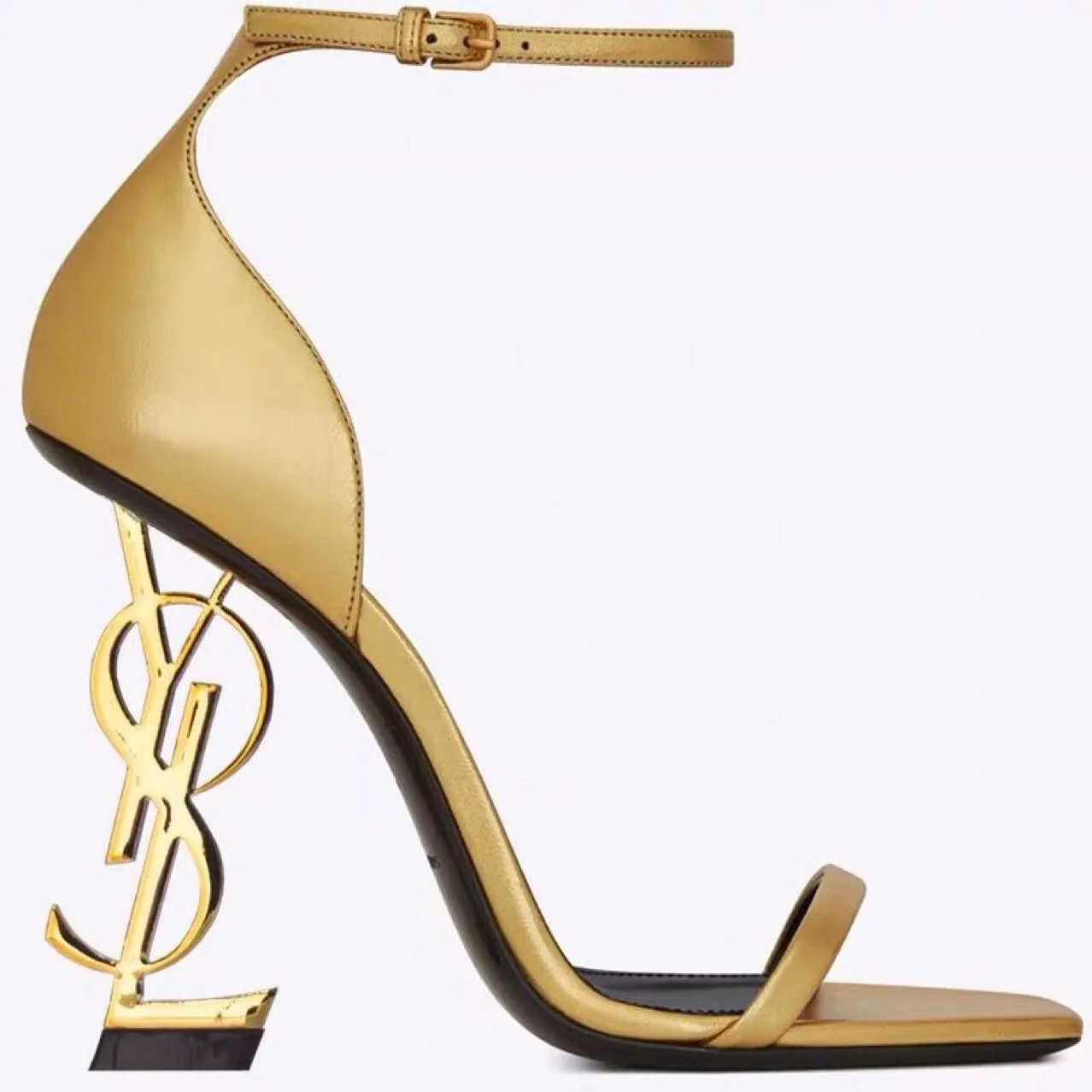 French-inspired Twist Stiletto Sandals