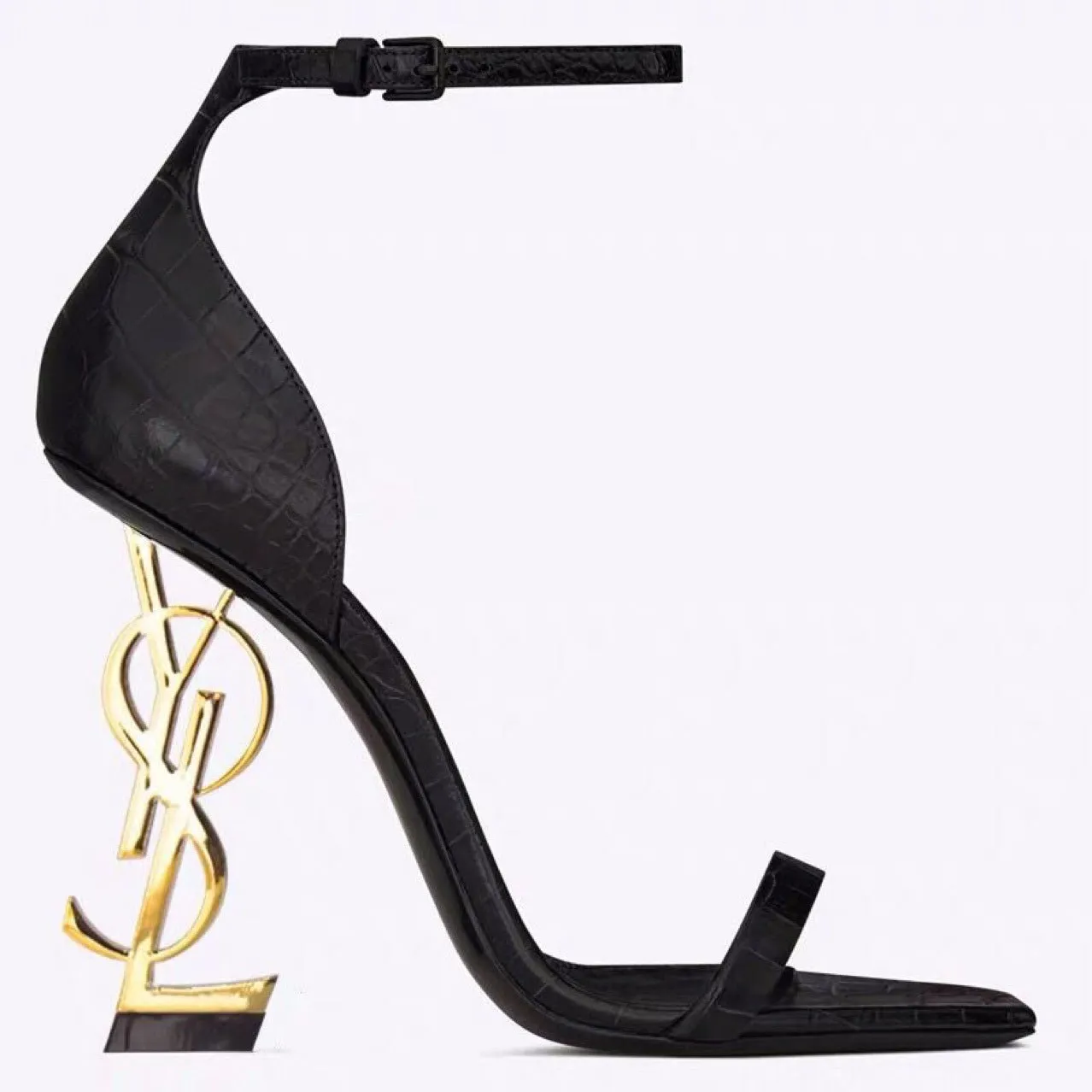 French-inspired Twist Stiletto Sandals