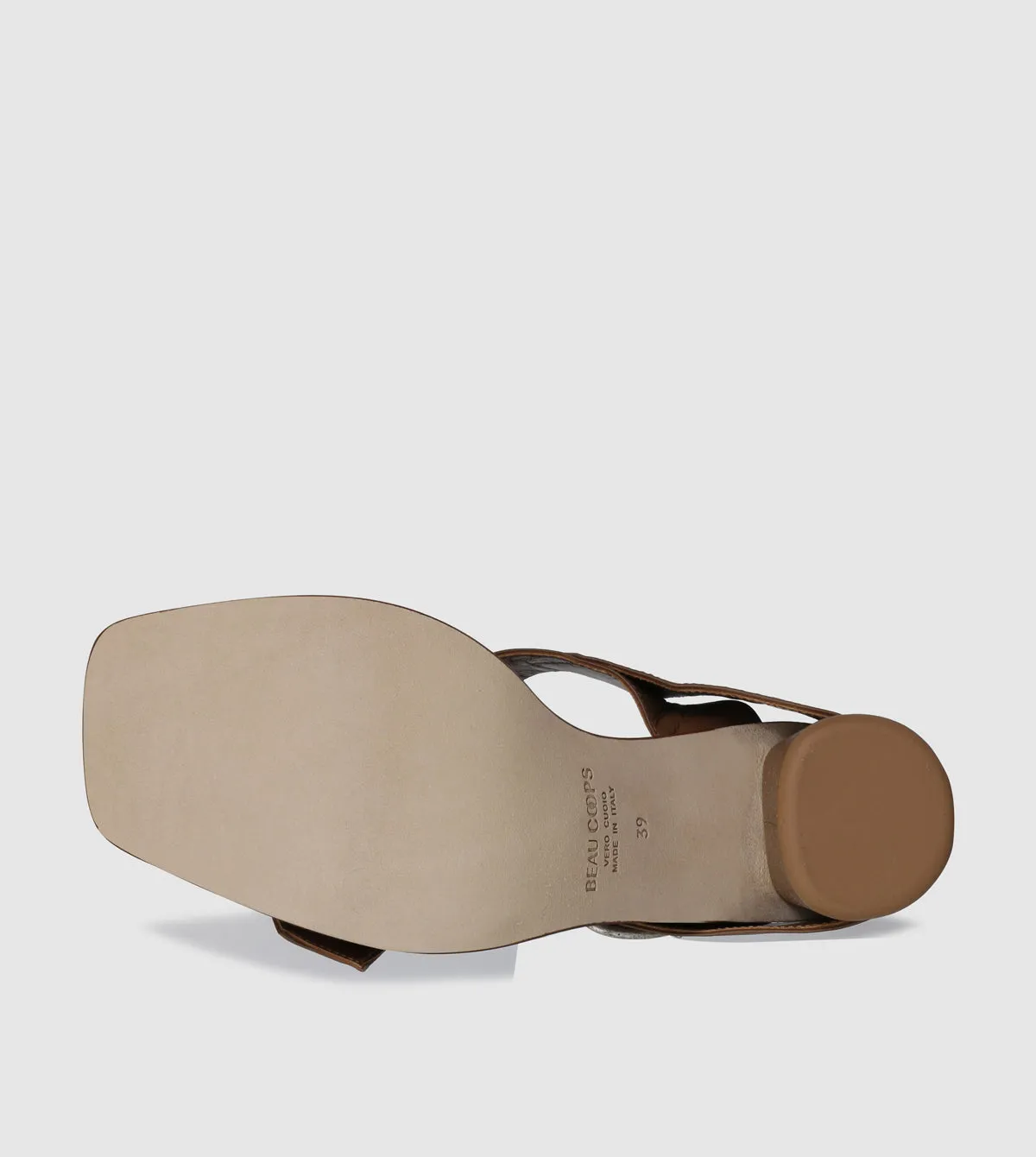 Gloria Block Sandals by Beau Coops