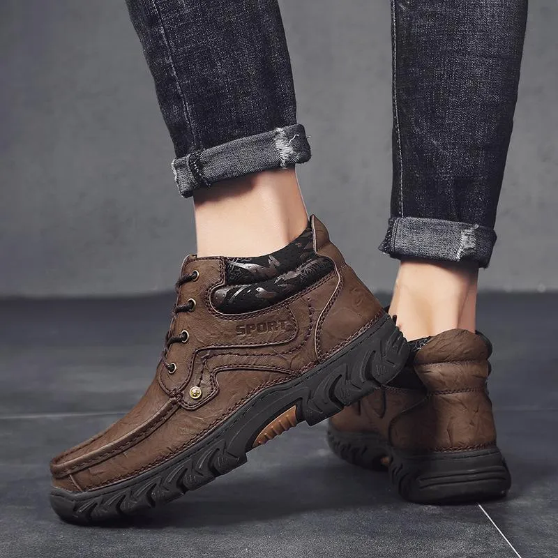 Hanrae Leather Wear Resistant Non Slip Shoes