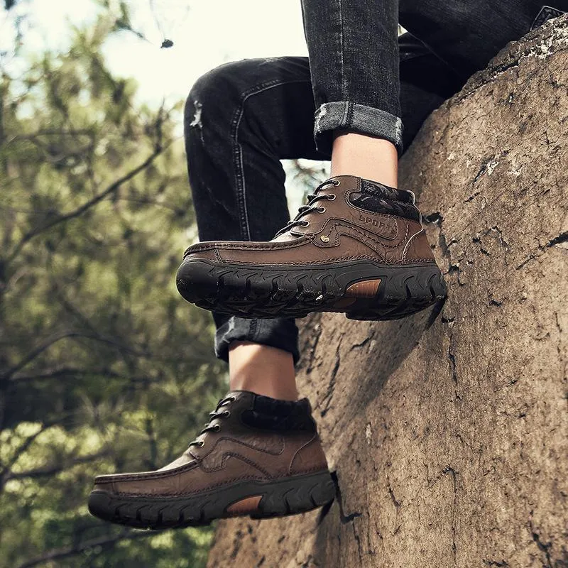 Hanrae Leather Wear Resistant Non Slip Shoes