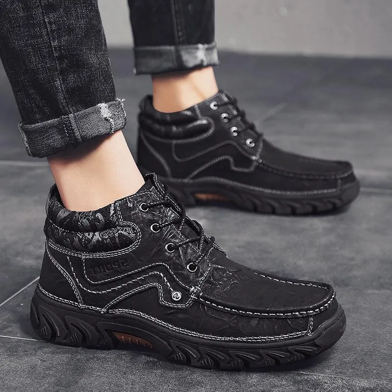 Hanrae Leather Wear Resistant Non Slip Shoes