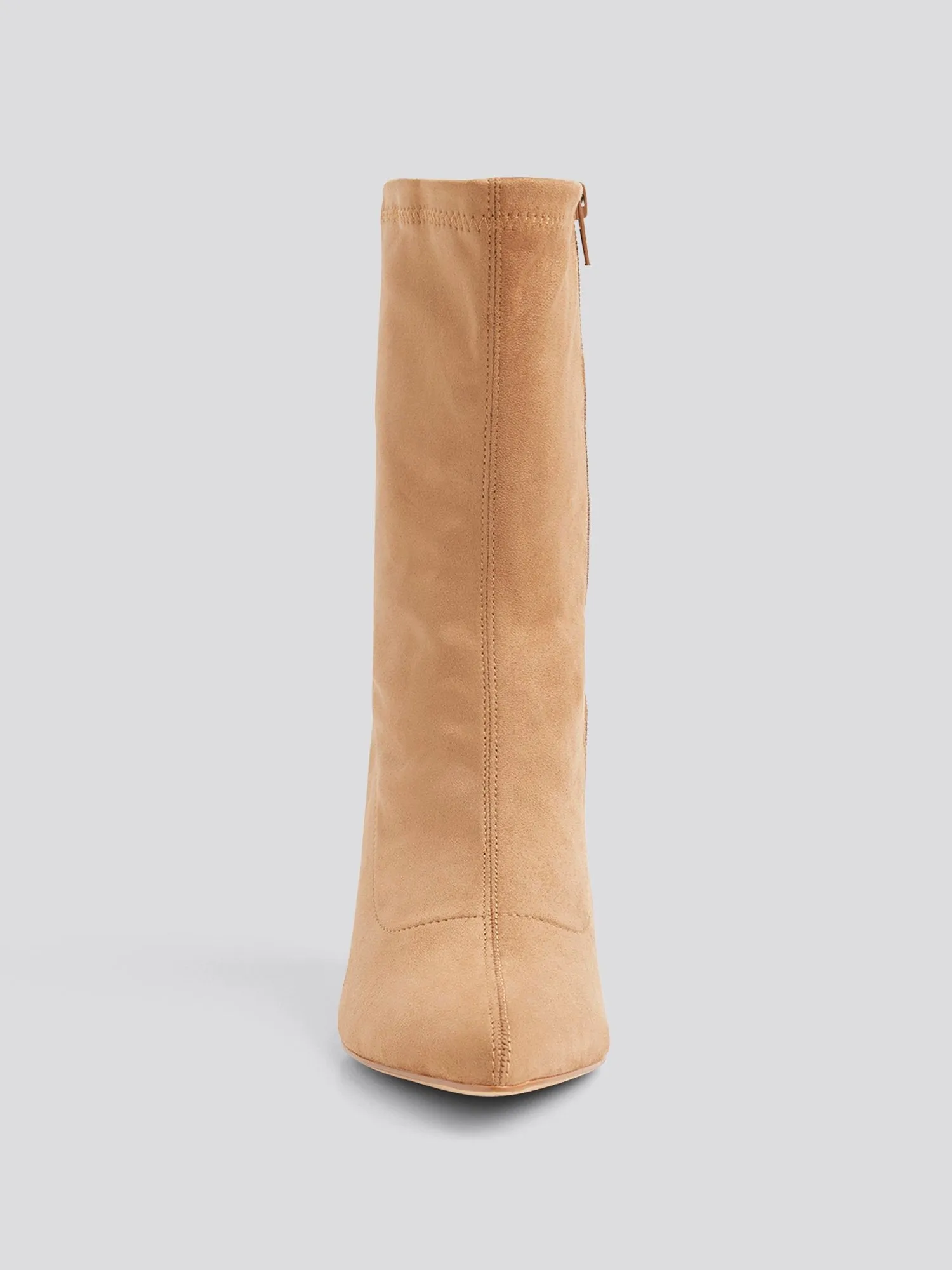 Janell Faux Stretch Suede Mid-Calf Wide Width Boots