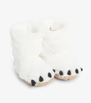 Kids Polar Bear Paws Slippers
