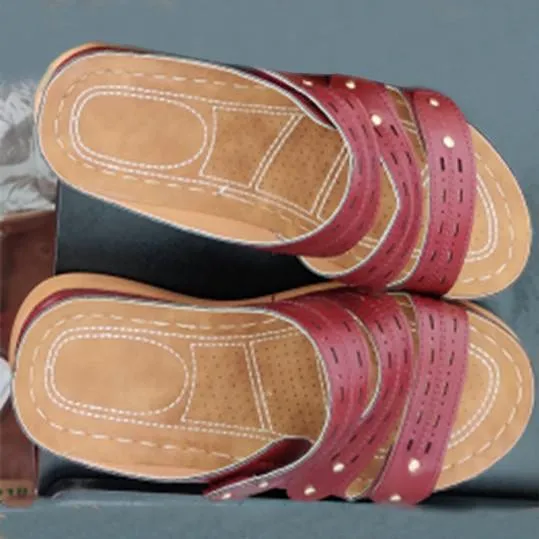 Ladies Retro Non-slip Sandals