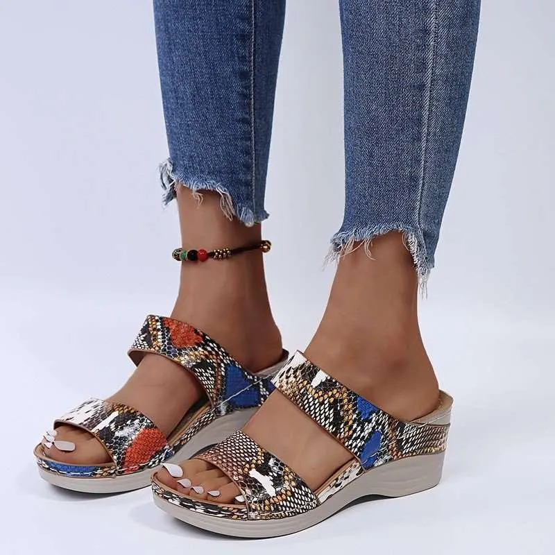 Leather wedges