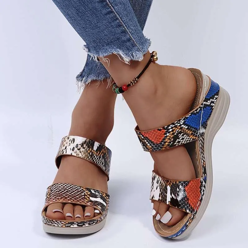 Leather wedges
