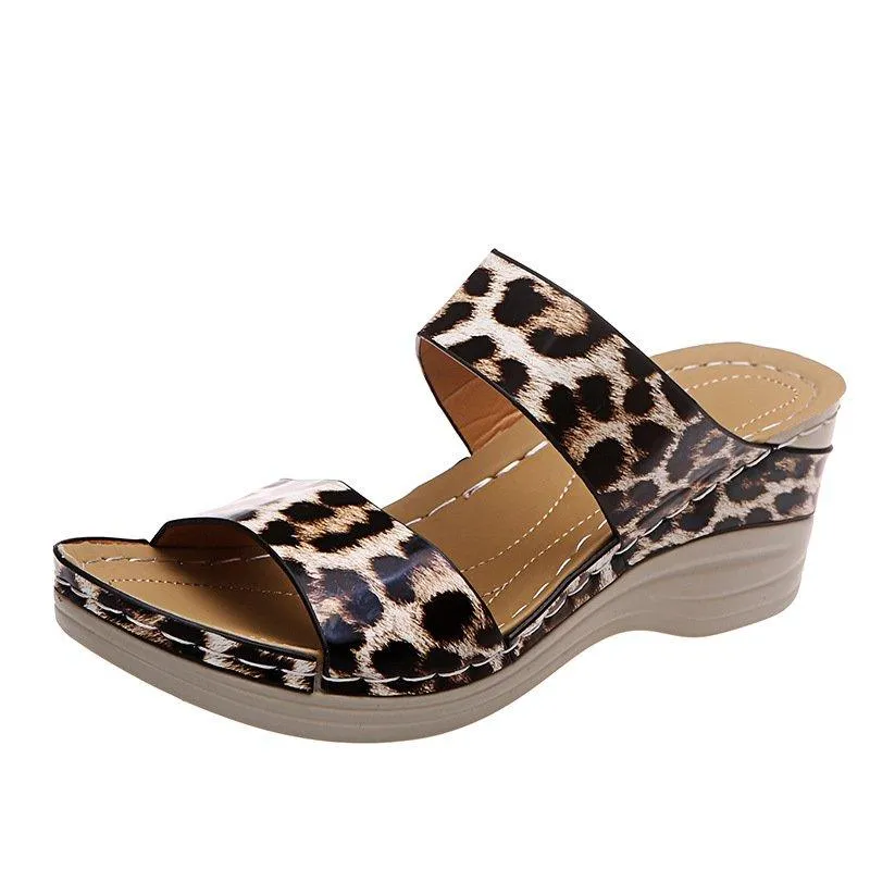 Leather wedges