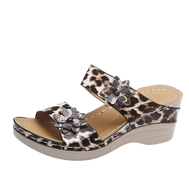 Leather wedges