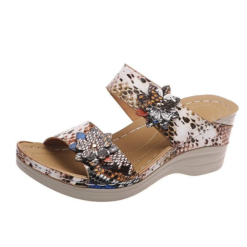 Leather wedges