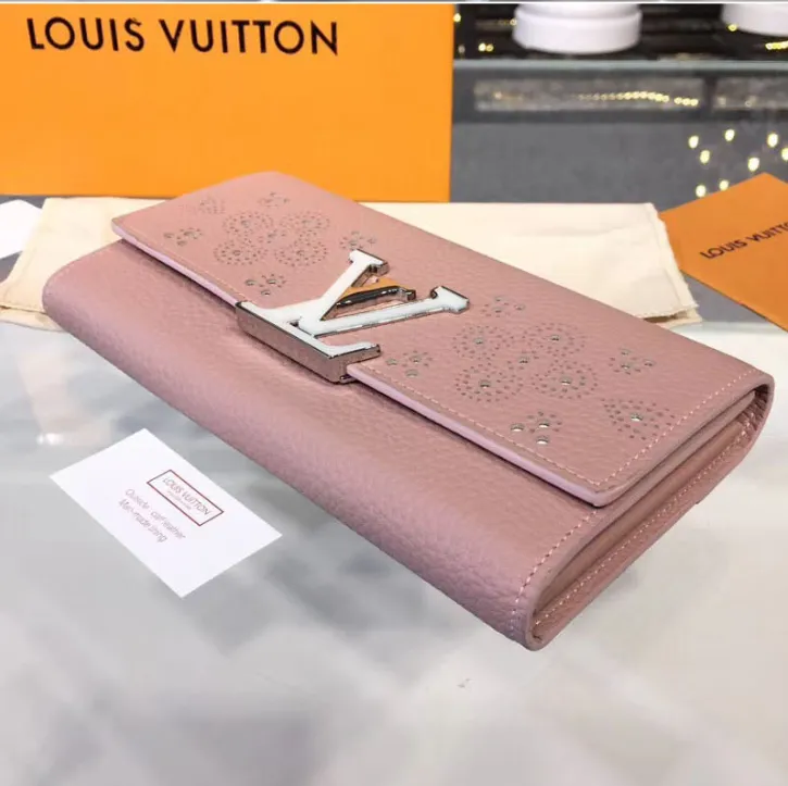 Louis Vuitton  Compact Wallet Taurillion Leather Magnolia