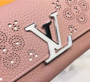 Louis Vuitton  Compact Wallet Taurillion Leather Magnolia
