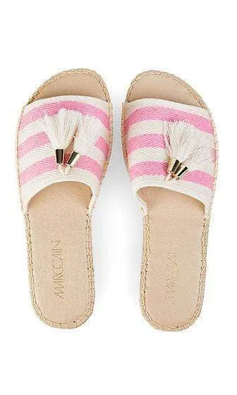 Marc Cain S Espadrille-style mules Neon Rose NB SI.01 W09 236