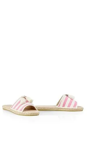 Marc Cain S Espadrille-style mules Neon Rose NB SI.01 W09 236