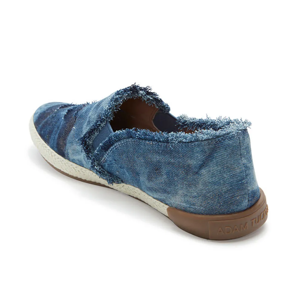 Marin Navy Denim Adam Tucker Slipon Sneaker Flat