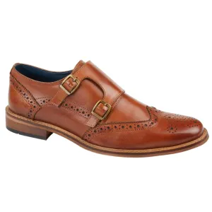 Mens Roamers Twin Buckle Monk  Shoe