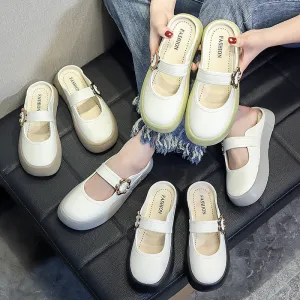 New round-headed slippers