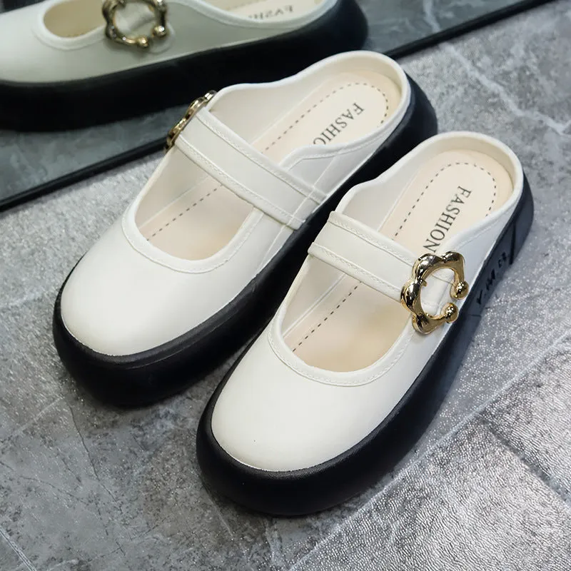 New round-headed slippers