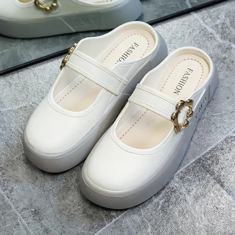 New round-headed slippers