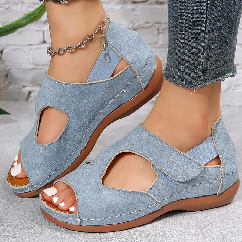 Open Toe Ladies Platform Sandals