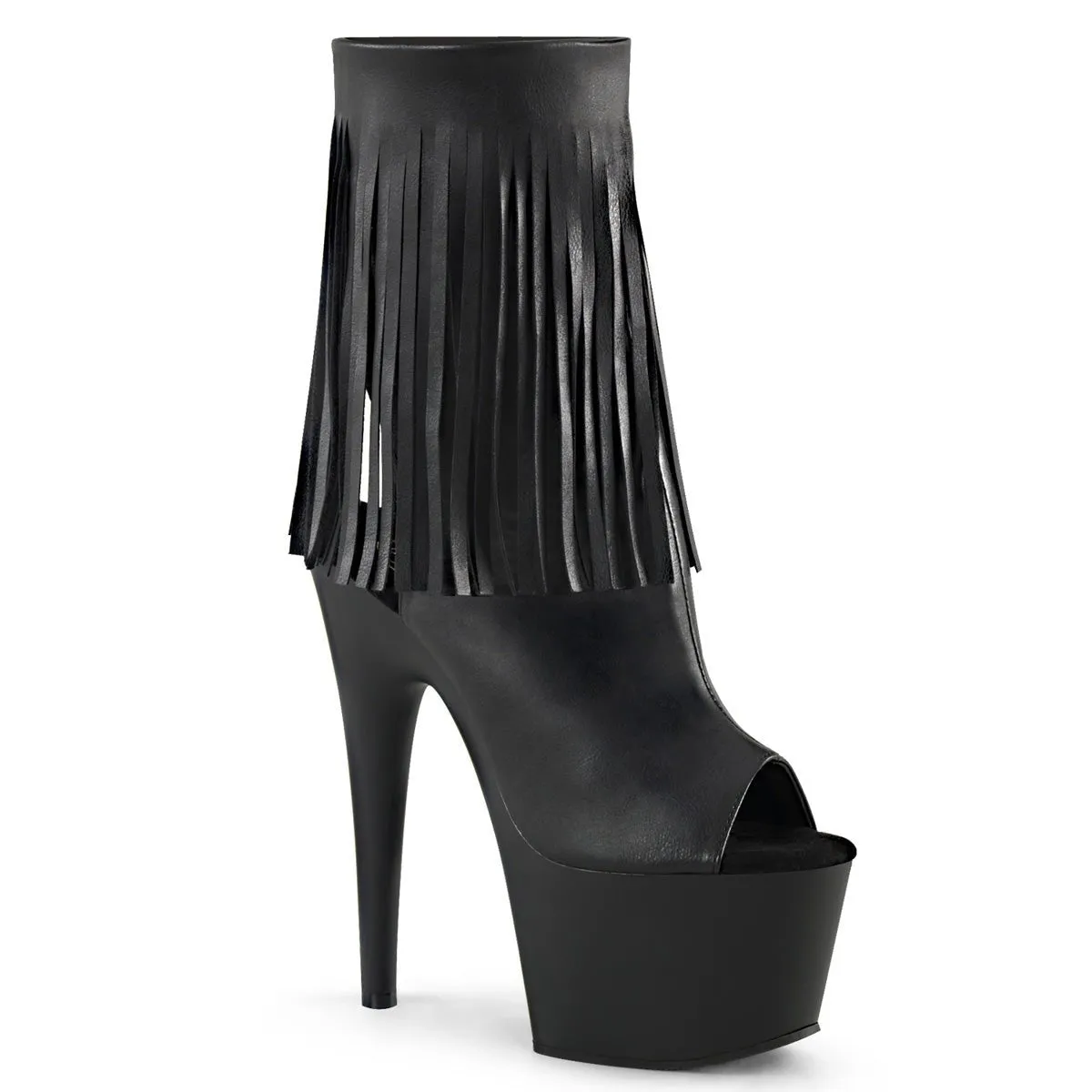 Pleaser Adore 1019 Womens 7" Heel, Platform Peep-Toe Ankle Boots