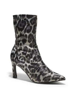 Short Scrunch Boot - Leopard-Print