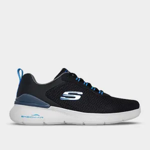 Skechers Mens SkecH-Air Dynamight 2.0 Sneakers Black/blue _ 182865 _ Black
