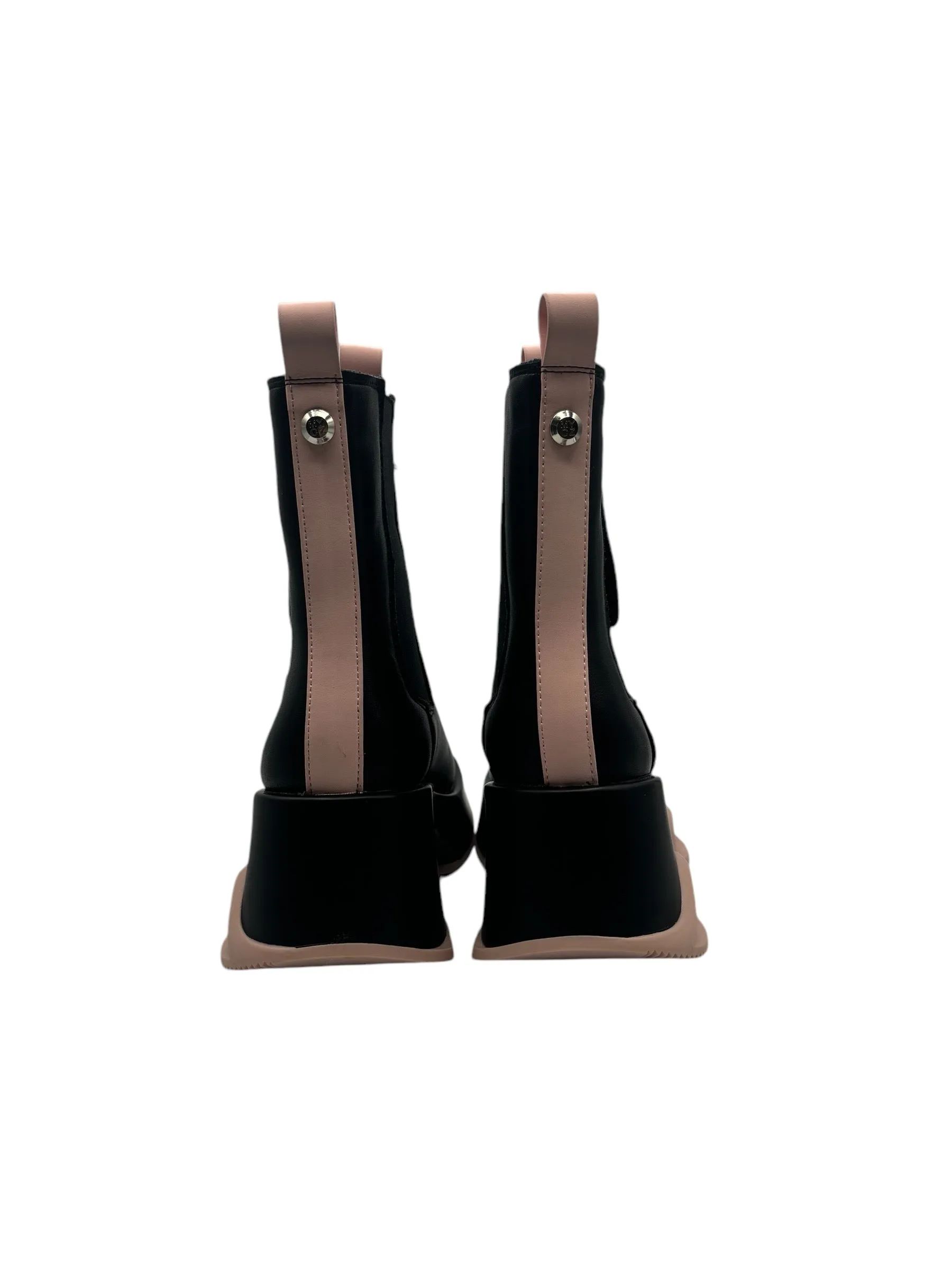 Spliced Calf Bootie