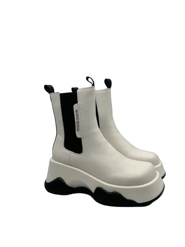 Spliced Calf Bootie