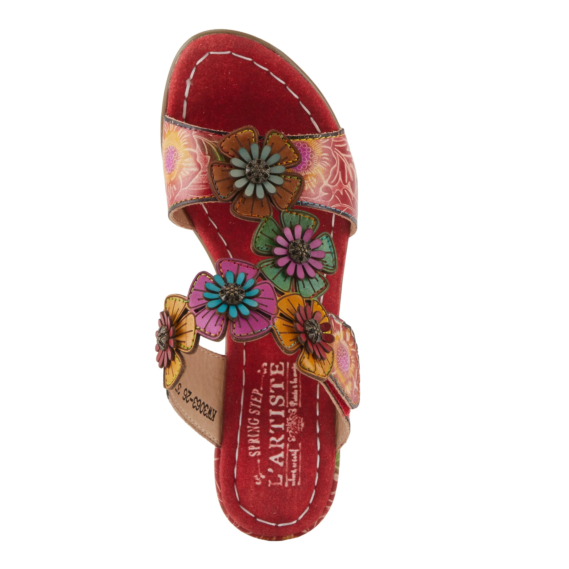Spring Step Shoes L'Artiste Summerfun Sandals Women's Leather Multi Color