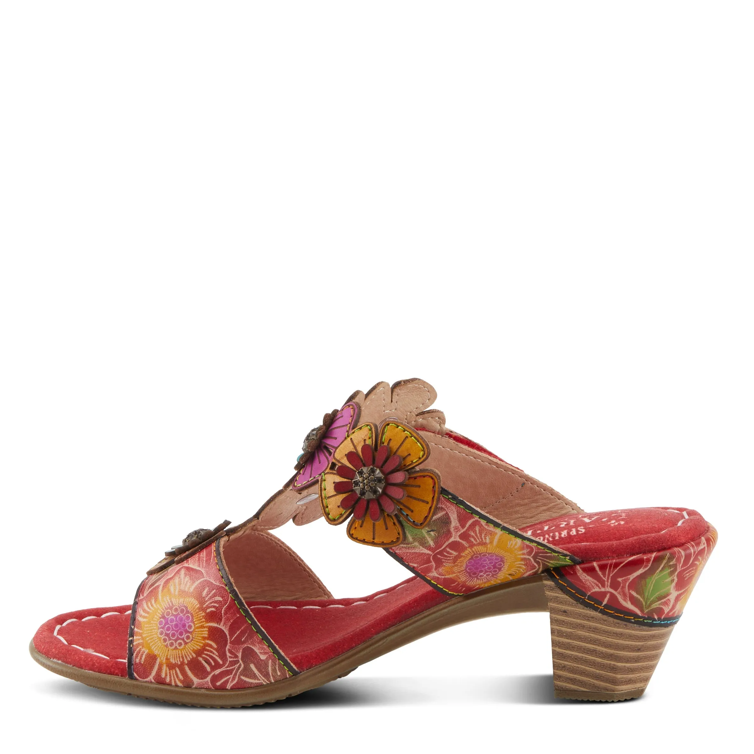 Spring Step Shoes L'Artiste Summerfun Sandals Women's Leather Multi Color