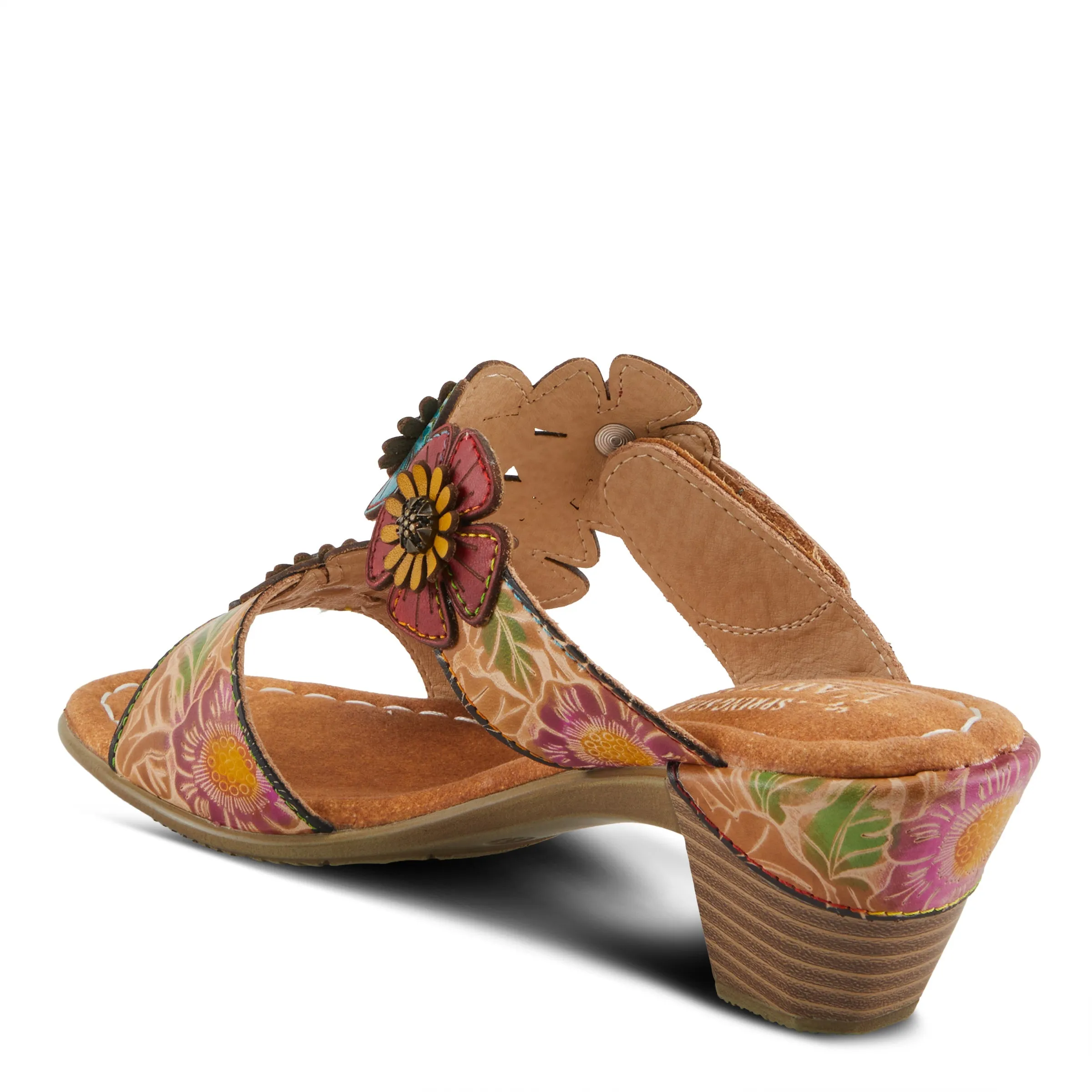 Spring Step Shoes L'Artiste Summerfun Sandals Women's Leather Multi Color