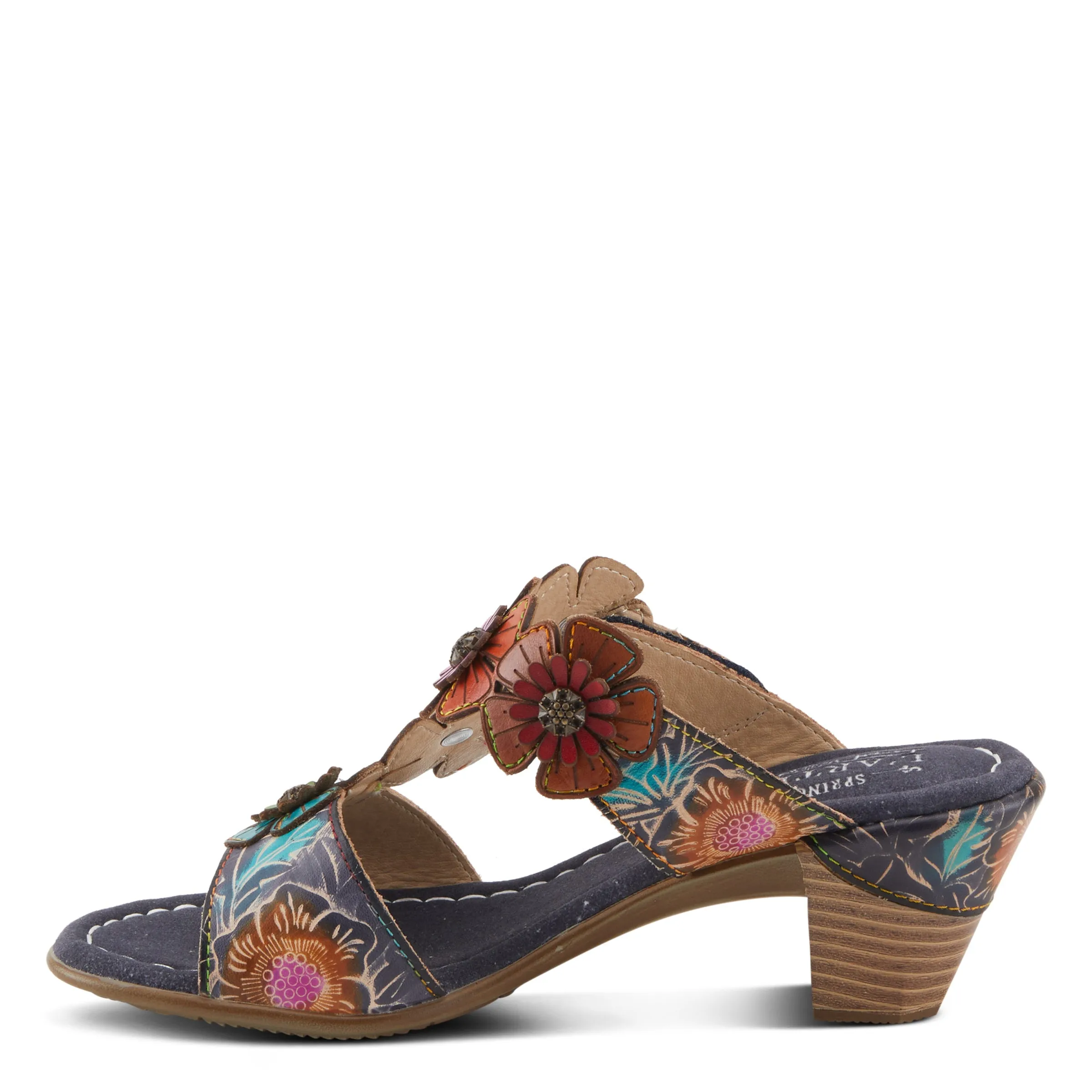 Spring Step Shoes L'Artiste Summerfun Sandals Women's Leather Multi Color