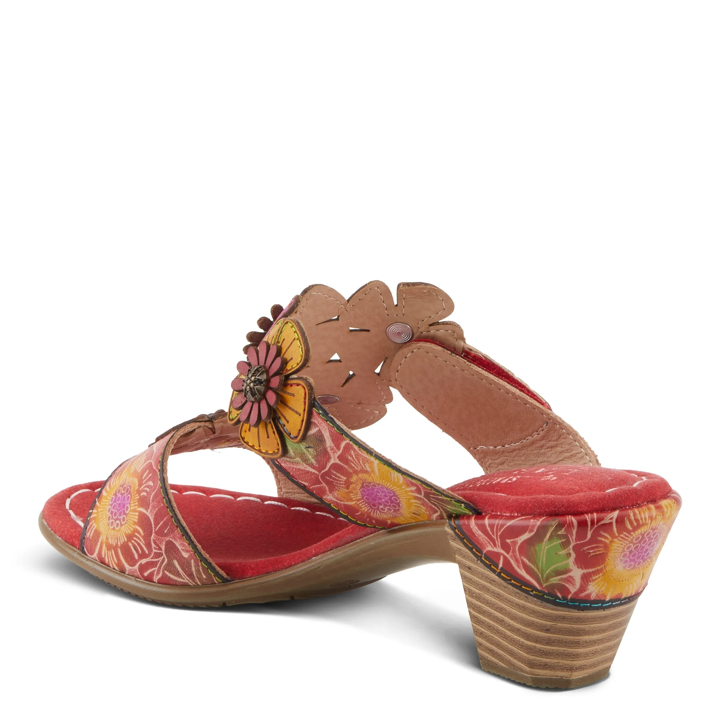 Spring Step Shoes L'Artiste Summerfun Sandals Women's Leather Multi Color