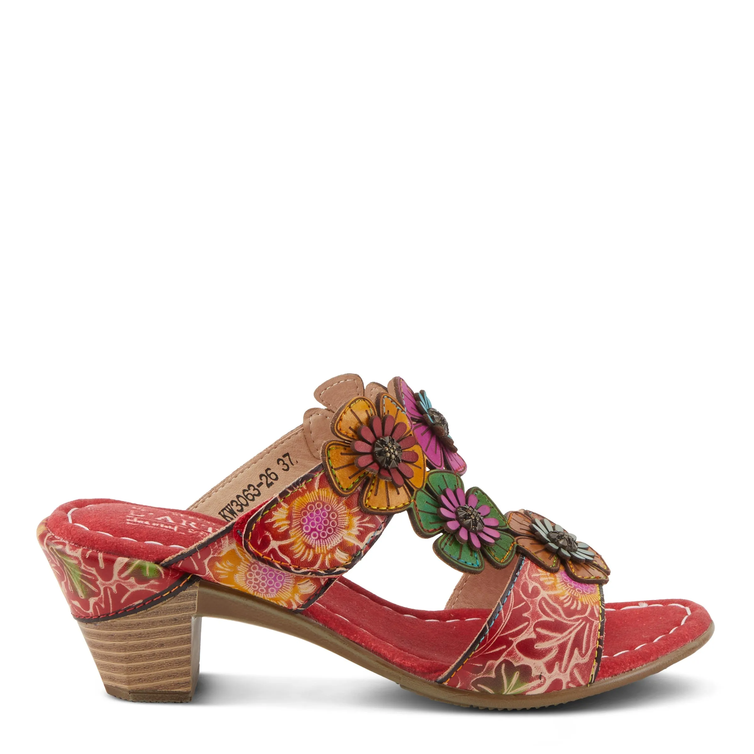 Spring Step Shoes L'Artiste Summerfun Sandals Women's Leather Multi Color